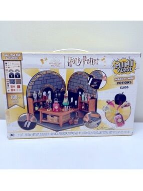 New Harry Potter MGA Miniverse Playset Build Your Own Potions Classroom, Ages 8+